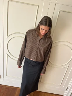 Cropped Shirt Jacket