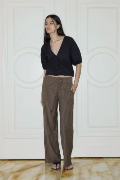 Folded Wool Pant