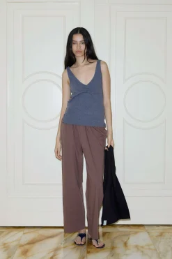 Gathered Knit Tank