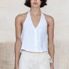 Linen Halter Top