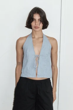 Open Halter Top