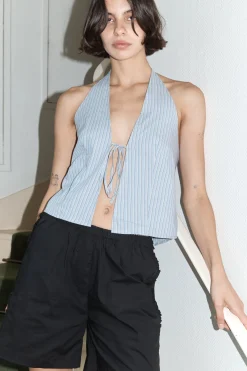 Open Halter Top