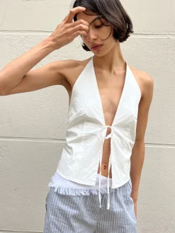 Open Halter Top