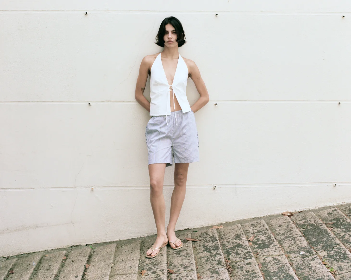 Open Halter Top