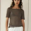 Square Knit Tee