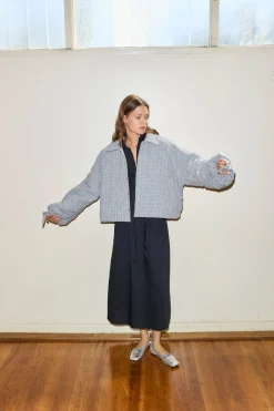 The Collared Quilt Coat
